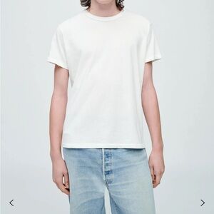 Re/Done x Hanes White Short Sleeve Tee